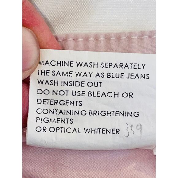 Vintage Blue Willi's Pink Capri Pants - Women's Size 42 (10 US) - With Stretch - Picture 11 of 11